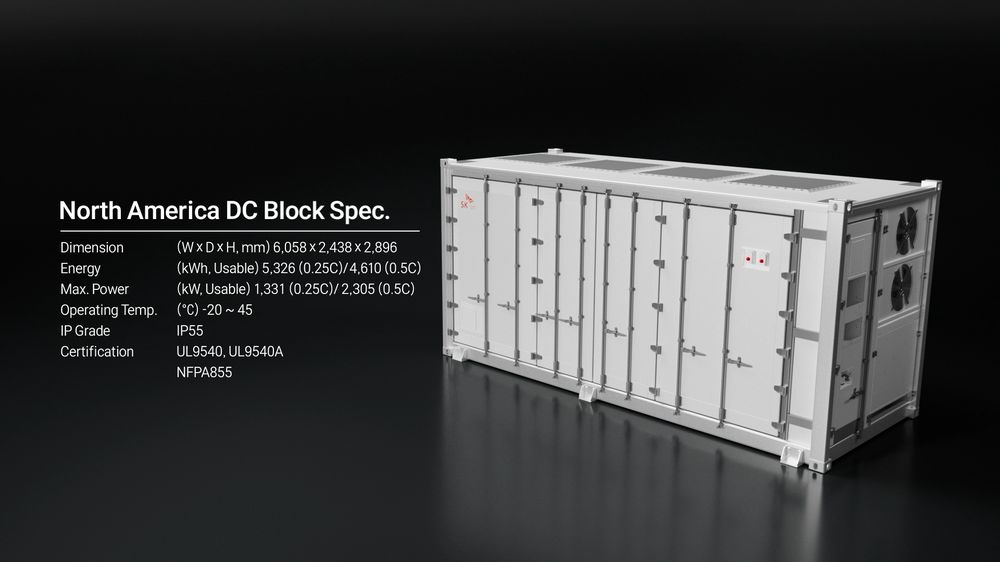 North America DC Block Spec 사양표
